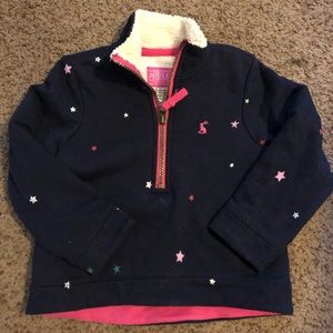 Joules NWOT half zip toddler fleece
